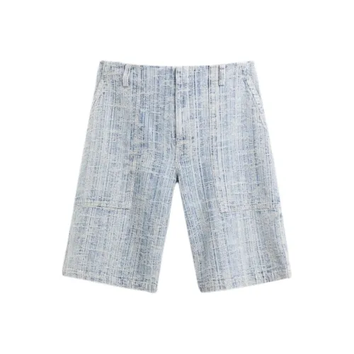 ZARA Blue Men's Casual Shorts ZARA Синие Мужские Повседневные Шорты