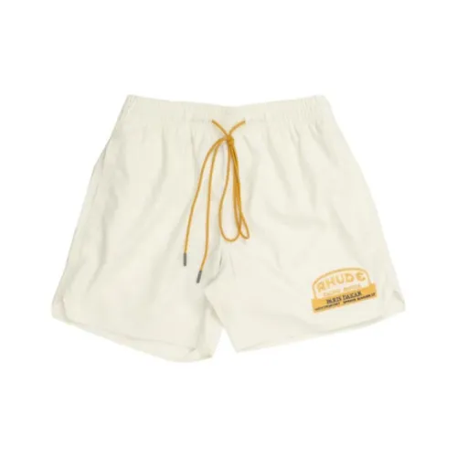 RHUDE Экрю Мужские Повседневные Шорты