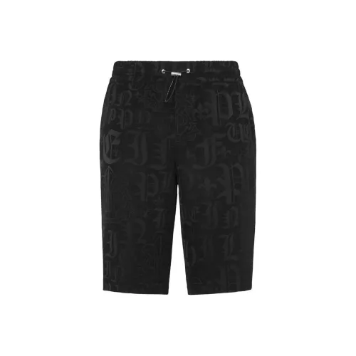 PHILIPP PLEIN Черные Мужские Повседневные Шорты