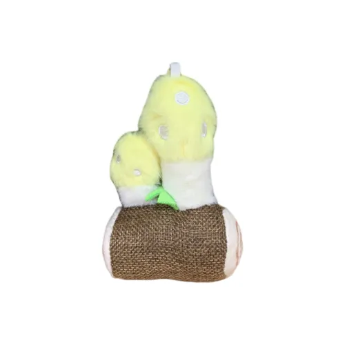 JIUJI Милый Деревянный Гриб Брелок Кукла Плюшевая Подвеска 12 см Высота