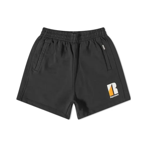 REPRESENT Черные Мужские Повседневные Шорты