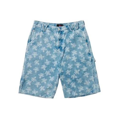 Дворцовый VIVIENNE WESTWOOD Collaboration Синий Унисекс Джинсовые шорты