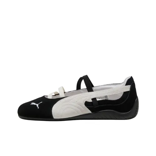 PUMA Speedcat Женские повседневные туфли Черный/Белый Женские