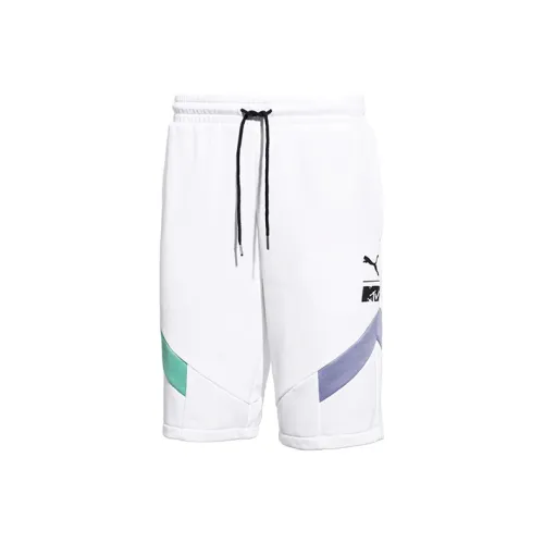 PUMA x MTV MCS Спортивные шорты Мужские Белые