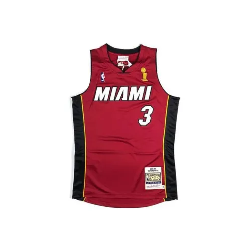 MITCHELL NESS Баскетбольная Джерси Сезон 05 06 Термическая Уэйд Размер 3 Унисекс Красный