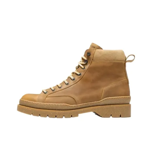 KLEMAN CLEON MANUFACTURE Спектр N Bio Мартин Boot 2см Унисекс Желтый Коричневый