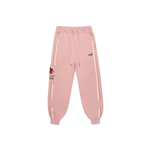 Guuka x AGAHO Индивидуальный Креативный Цветочный Полотенце Вышитое Контрастное Пэчворк Длинные Повседневные Штаны Унисекс