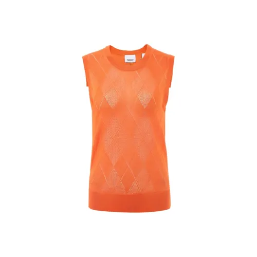 Burberry Orange Женские Майки