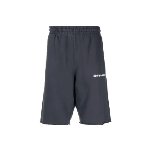 Off Белый Темно-серый Мужские Повседневные Шорты