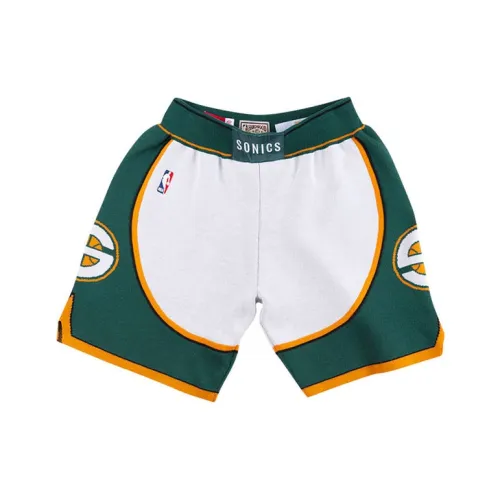 MITCHELL NESS Баскетбольные шорты Мужские Белые