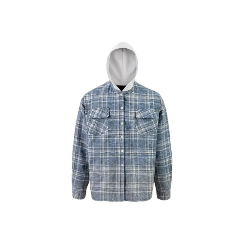 8FF Хлопковый пуховик Унисекс Ностальгический синий