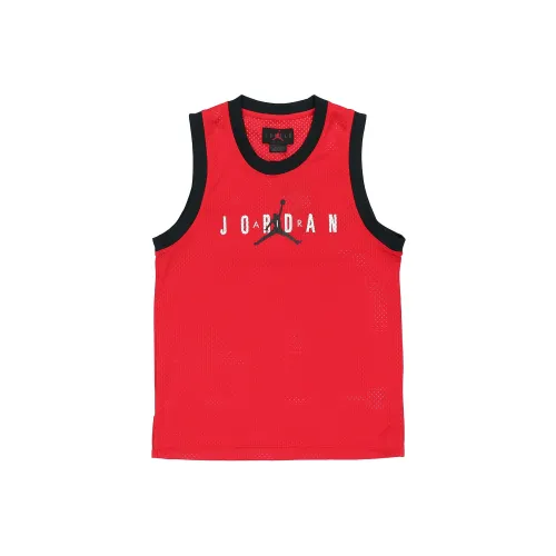 Jordan Jumpman Красный Мужская баскетбольная футболка