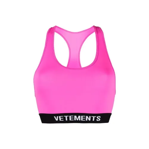 Vetements Розовые Женские Майки