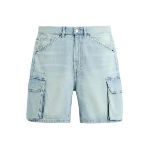 ZARA Blue Men's Denim Shorts ZARA Синие Мужские Джинсовые Шорты