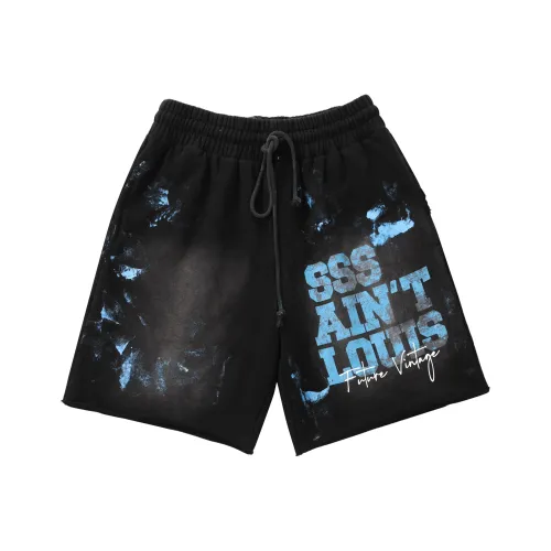 SSSAINT LOUIS Повседневные шорты Унисекс Черный