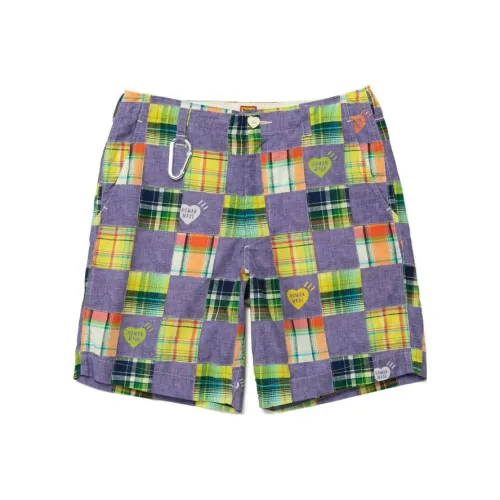 HUMAN MADE SS23 Пэчворк Printed SERIES Синий Унисекс Повседневные шорты