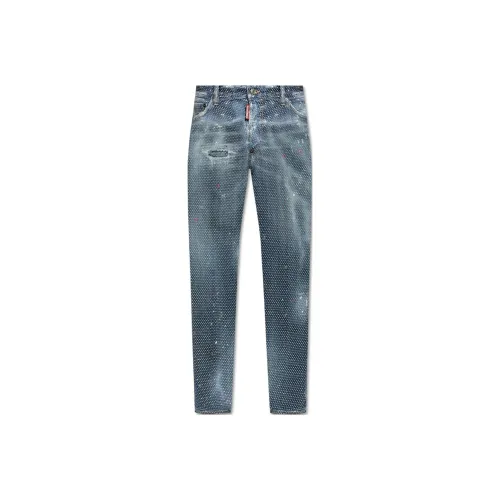 DSQUARED 2 Blue Men's Jeans DSQUARED 2 Синий Мужской Джинсы