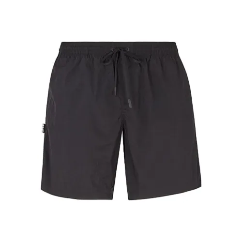 FENDI Мужские черные пляжные шорты