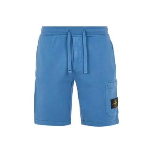 STONE ISLAND FW24 Карго Шорты Унисекс Авиационный Синий
