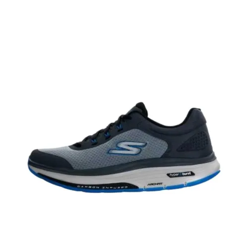 Skechers Go Walk Workout Walker Низкий Топ Повседневная Обувь Мужская Черная Серый