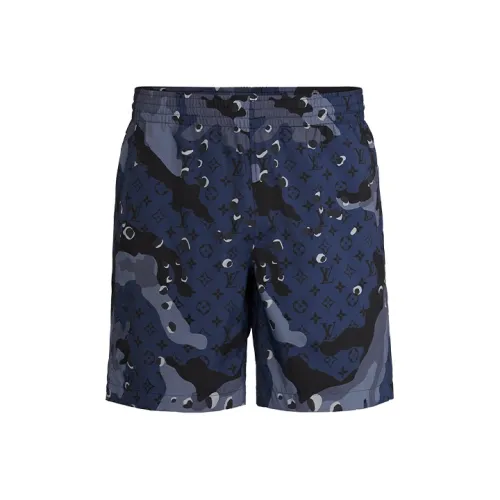 LOUIS VUITTON SS21 Пляжные шорты Мужские Темно-синие