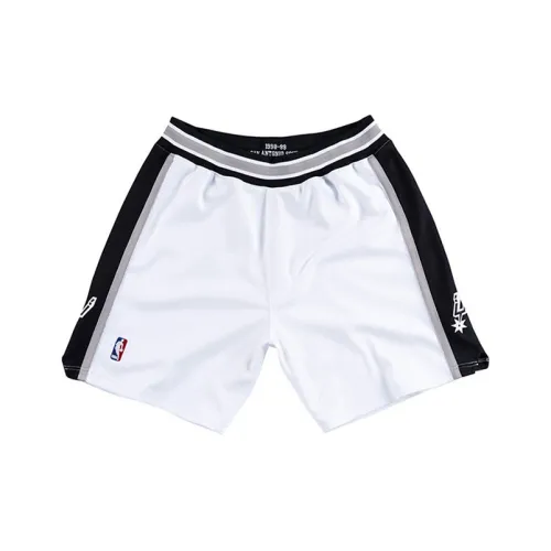 Mitchell Ness Белые Шорты для баскетбола для мужчин