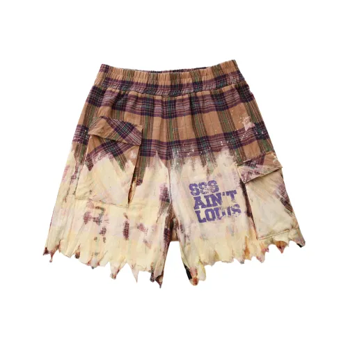 SSSAINT LOUIS Повседневные шорты Унисекс Фиолетовый