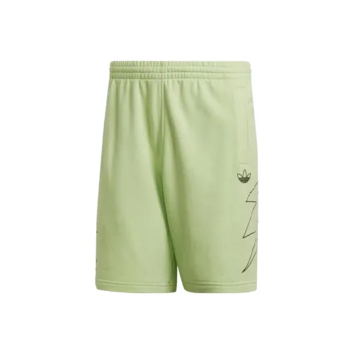 Adidas Повседневные шорты Мужские Светло-желтые