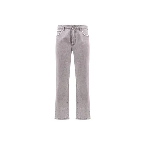 VERSACE Light Gray Men's Jeans VERSACE Светло-серые мужские джинсы