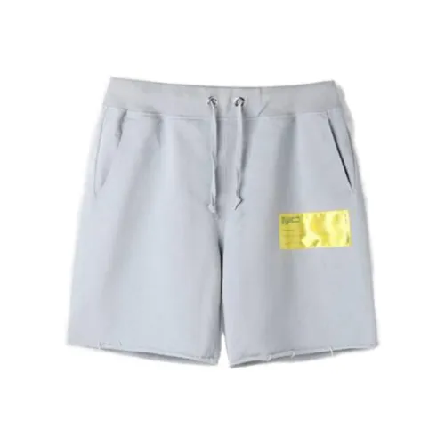 Helmut Lang Серый Зеленый Мужские Повседневные Шорты