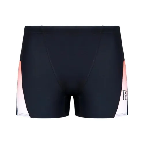 BALNEAIRE Крутой черный Апельсин Градиентный Мужские Плавательные шорты