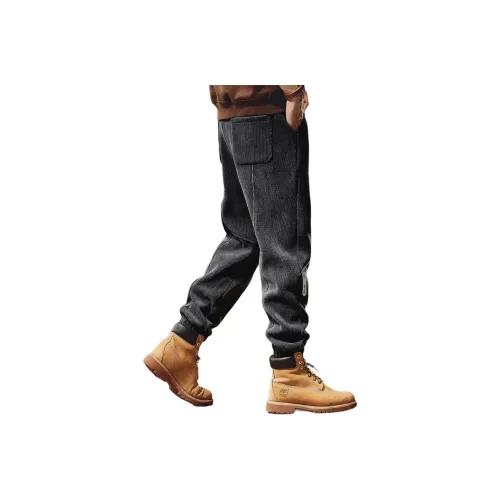 GELANLU Весенние и Летние Повседневные Штаны Унисекс Базовый COLORS Черный Серый Белый и т.д