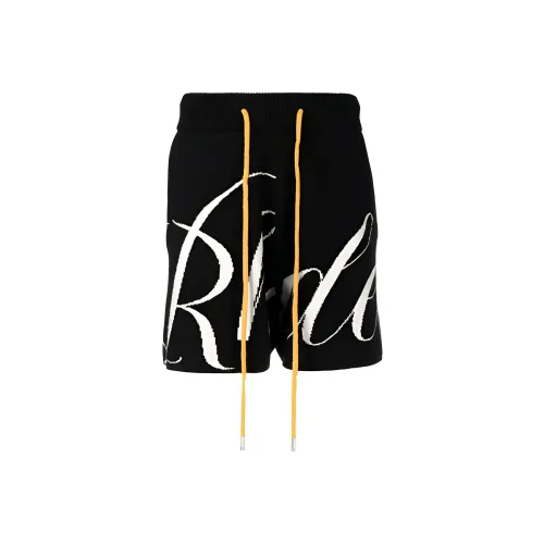 RHUDE Черные Мужские Повседневные Шорты