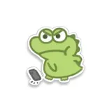 Милый маленький крокодил брошь - смартфоны