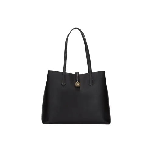 Karl Lagerfeld Коровья кожа Тоут Сумка Сумка для покупок Сумка на плечо Средний Женская Черная