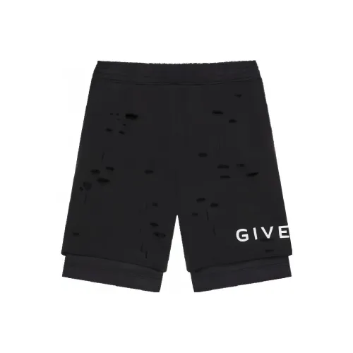 Givenchy Logo SS23 Повседневные шорты Мужские Черные