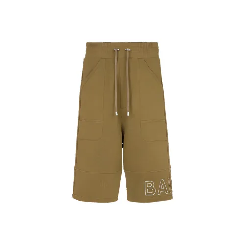 BALMAIN Коричневые Мужские Повседневные Шорты