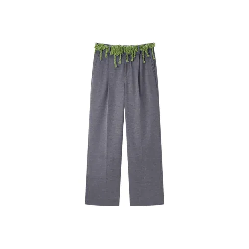 8ON8 Gray Men's Casual Pants 8ON8 Серый Мужской Повседневный Брюки