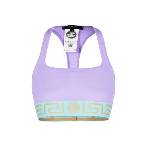 VERSACE Светло-фиолетовые Женские Майки