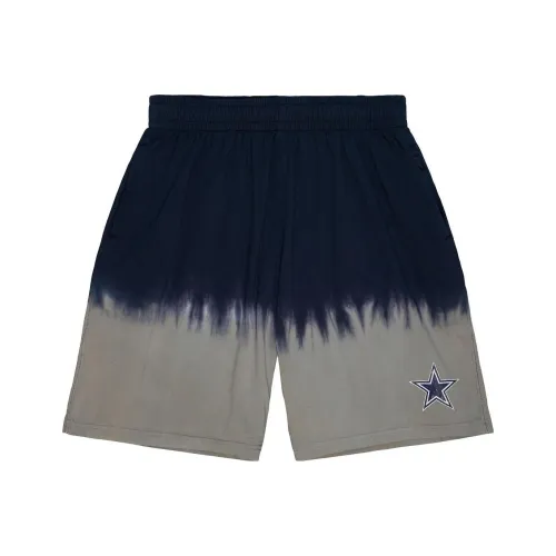 Mitchell Ness Blue Men's Casual Shorts Mitchell Ness Синий Мужские Повседневные Шорты