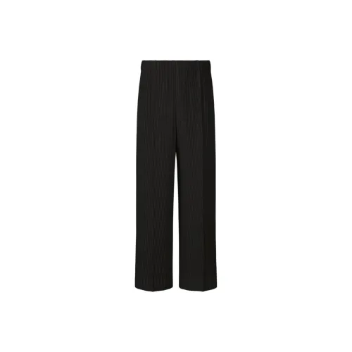 Homme Plissé Issey Miyake Черные Мужские Повседневные Штаны