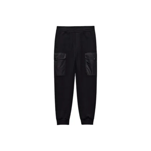 PRADA SS25 Повседневные брюки Мужской Черный