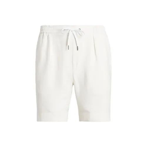 Polo Ralph Lauren Шелковые льняные шорты с шнурком короткие джинсовые шорты мужские белые