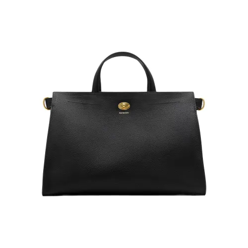 Burberry Сумка-тоут Cotswolds Среднего Размера Регулируемый Съемный Ремень Ручки Застежка На Поворотный Замок