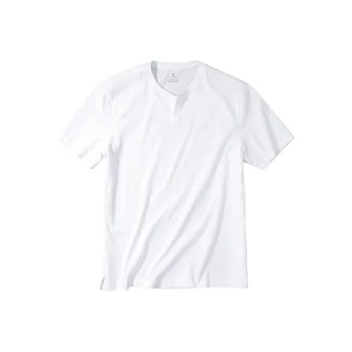 Mr.Bu Moon Белая Мужская T-Рубашка