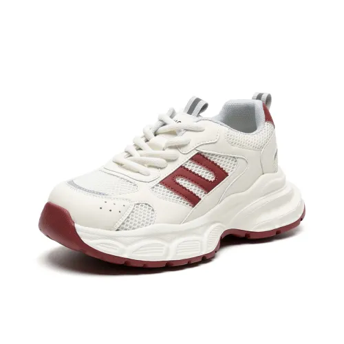 HUANAI Низкий топ толстая подошва кроссовки женские