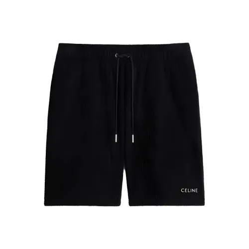 CELINE Повседневные шорты Мужские Черные