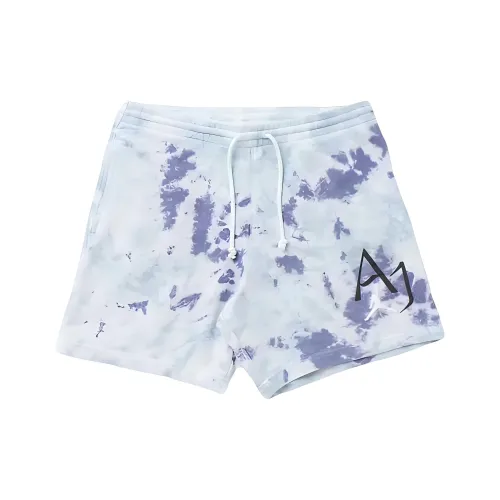 Jordan Sport Зеленые Фиолетовые Мужские Повседневные Шорты