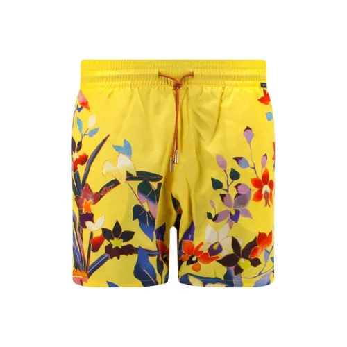 ETRO Желтые Мужские Плавательные Шорты