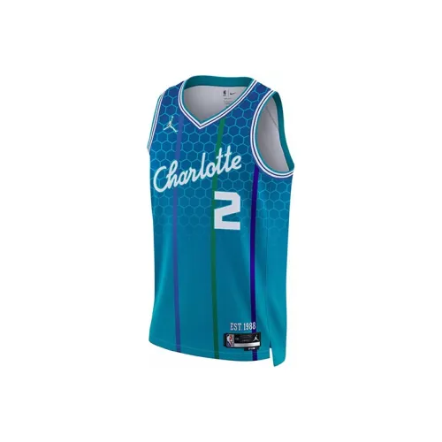 JORDAN Синий Мужская баскетбольная футболка